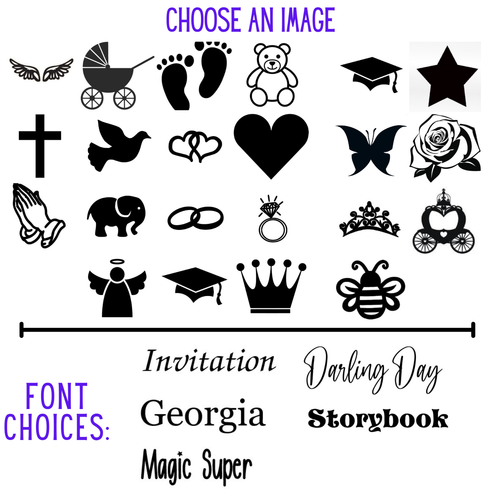 50 Personalized Ribbons Cut Baby Shower Bridal Wedding Baptism Birthday - Picture 109 of 241