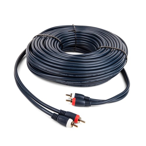 Python SUPERIOR GRADE Stereo Audio Cable 3 ft 2 RCA Male Male BEST SOUND QUALITY - Picture 3 of 8