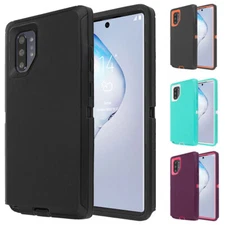 For Samsung Galaxy Note 10 Plus Heavy Duty Shockproof Case with Screen Protector