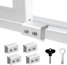 Window Locks,4 Sets,Alu Alloy Material Window Lock for Vertical Horizontal Slidi