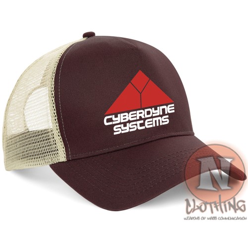 Cyberdyne Systems terminator skynet Half mesh retro trucker baseball cap hat - Picture 6 of 14