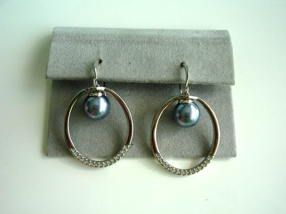 Pierre Lang 4-Tlg. Ohrringe TAMINA RH Zirkonia Perle NEUWERTIG OVP - Bild 2 von 4