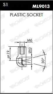 Molla a gas bagagliaio ML6352 MONROE per CITROËN C4 CACTUS C4 CACTUS Van