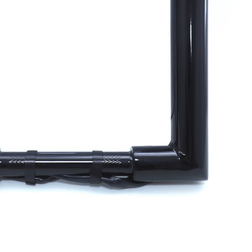 Black 14" Prewired 1.5" 32mm Handlebar 16-23 Road King FLHR FLHRC (Spike Corner) - Picture 7 of 8