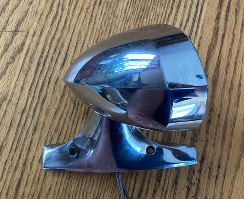 71-74 Mopar E Body Cuda Challenger Satellite Chrome Remote LH Mirror 3548731