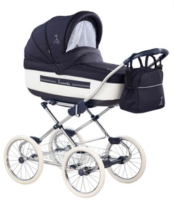 white leather buggy