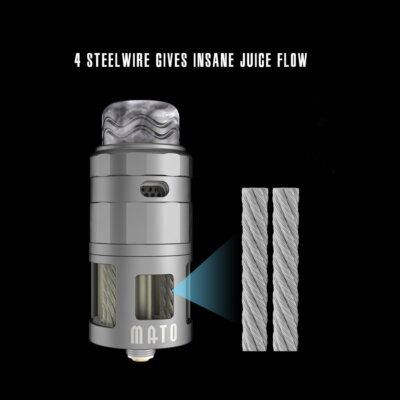 vandy vape mato rdta Buy Authentic VandyVape Mato RDTA Stainless Steel Atomizer w/ BF Pin