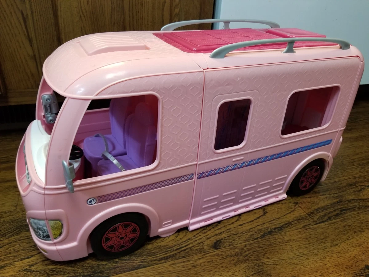 Mattel Barbie Dream Camper RV Pink 2016 Motorhome Van