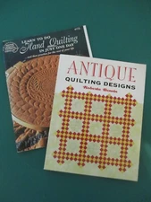Lot of 2 Books Learn Hand Quilting Antique Quilt Designs