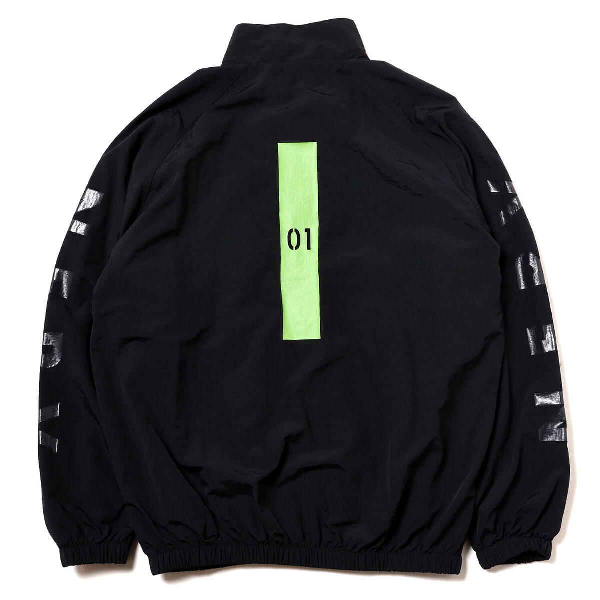 EVANGELION SOLID NYLON JACKET BLACK Radio Eva EVA-01 NERV EVANGELION SOLID NYLON JACKET BLACK Radio Eva EVA-01 NERV