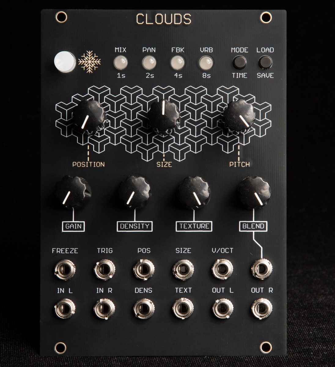 Mutable Instruments Clouds Eurorack Synth Module New (Black/Gold