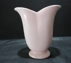 VTG MCM RED WING PINK VASE TULIP LOOK USA #999
