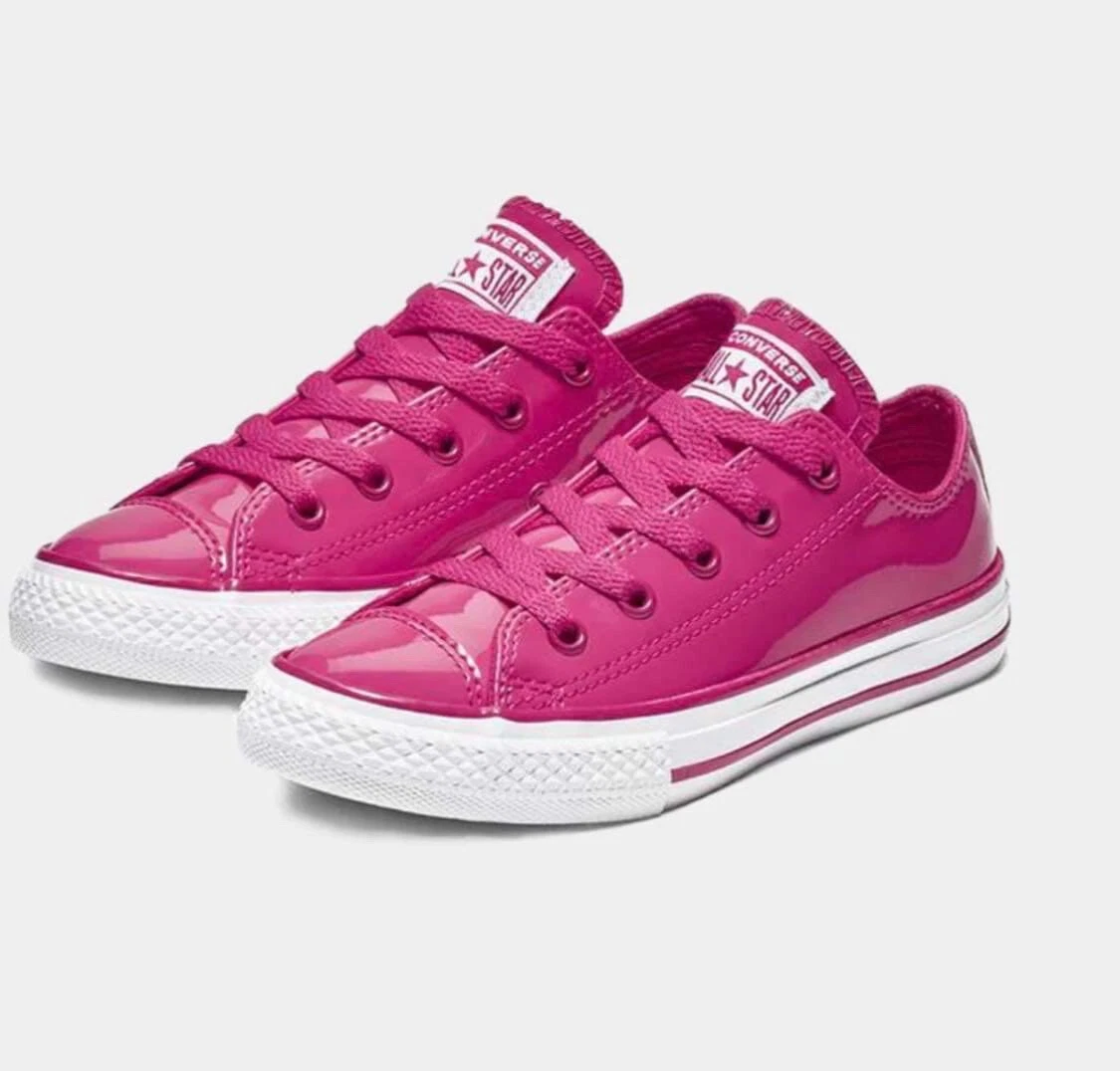 Ladies pink converse clearance trainers
