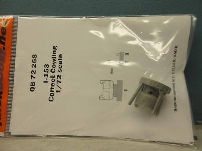 QUICKBOOST 1/72 I-153 CORRECTED COWLING resin #72268 for HELLER/SMER