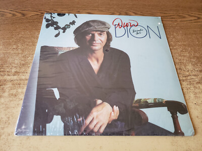 1980s MINT-UNOPENED Dion  Inside Job SIGNED ON SHRINK DOES NOT SMUDGE LP33