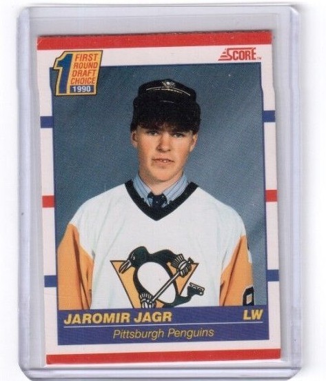 1990-91 NHL Score First Round Draft Choice Jaromir Jagr Pittsburgh