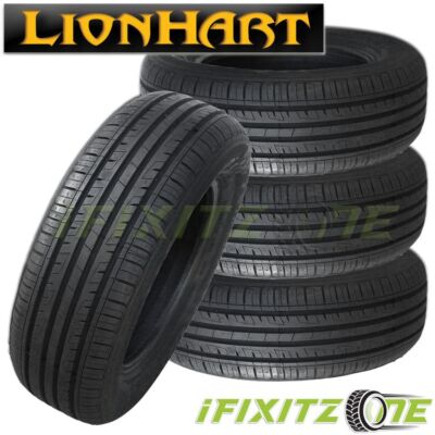 4 Lionhart LH-501 195/60R14 86H Tires, 500AA, All Season, 40000 Mile Warranty