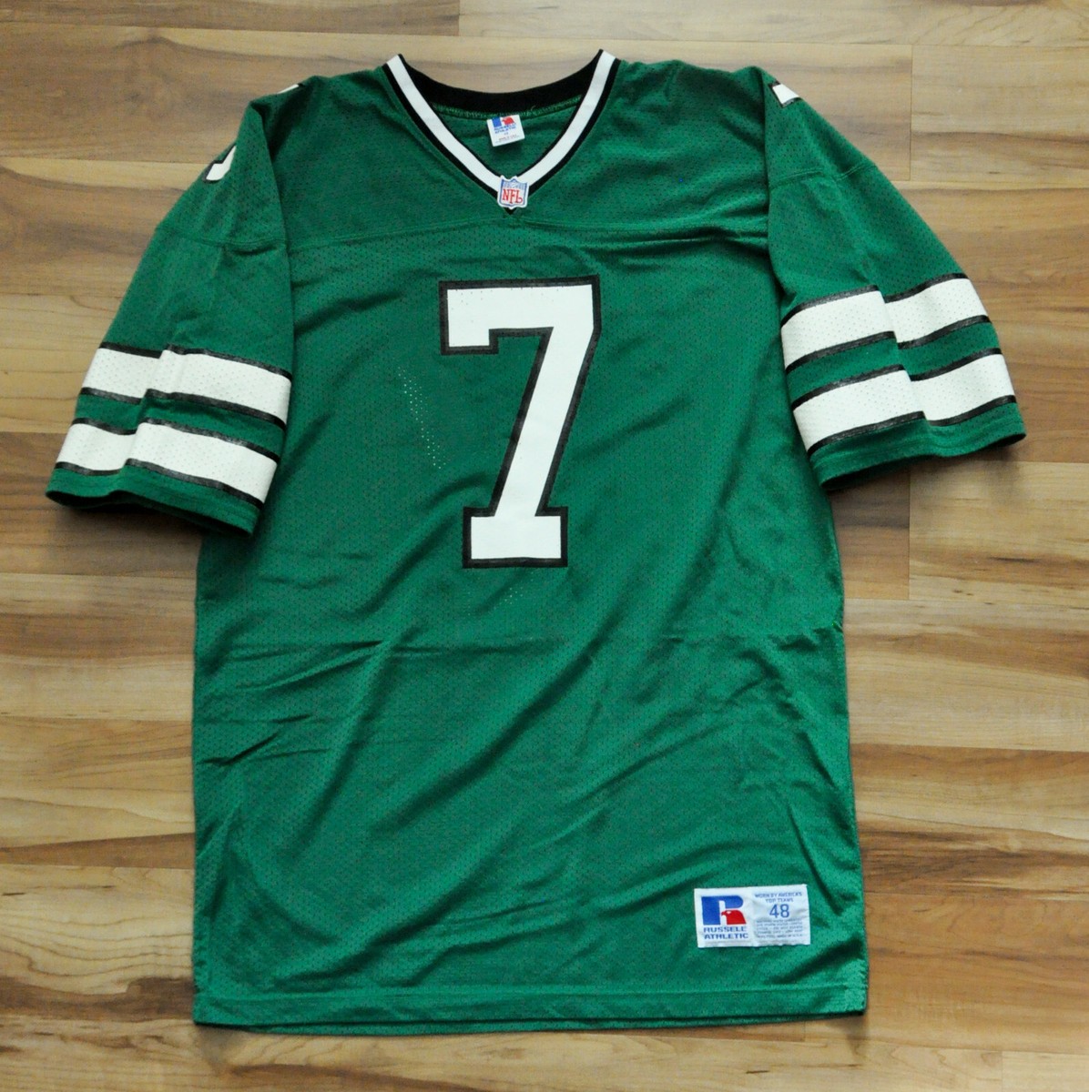 Boomer Esiason New York Jets Russell Jersey Authentic NFL Green