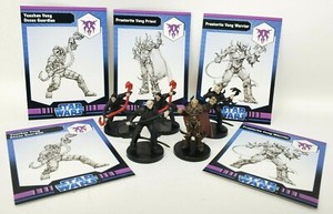 Wizard Coast Star Wars Miniature Champions Lot of 5 Sandtrooper 1.5/" RPG EUC
