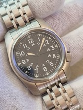 Orologio Watch Quarz Acciaio Spazzolato 38 mm Vintage Style 