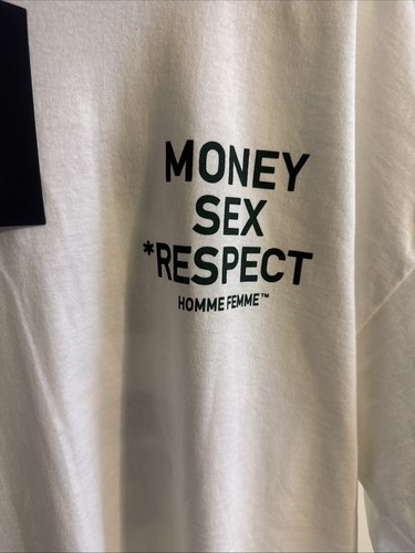 HOMME + FEMME Respect T-Shirt weiß und grün HERRENGRÖSSE 2XL - Bild 4 von 9