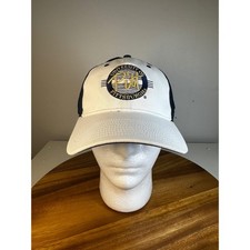 Pitt Panthers The Game Mesh Trucker Hat Navy White Gold Pitt