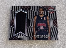 GEORGE KING 2022-23 Topps NBL Chrome JUMBO GAME WORN JERSEY PATCH TCA-GK