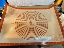 SILICONE PASTRY MAT Extra Large with Measurements 26 X 18''