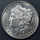 1879-S $1 MORGAN SILVER DOLLAR Reverse of '78 KM#110 Grade:  AU++ A6103