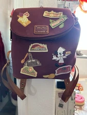 Loungefly Disney California Adventure Food & Wine Festival Backpack RARE GIFT