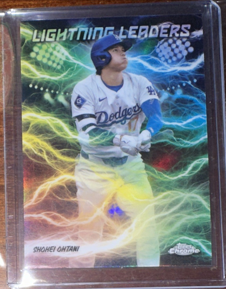 2025 Topps Chrome Shohei Ohtani Lightning Leaders SSP 1:960 Packs