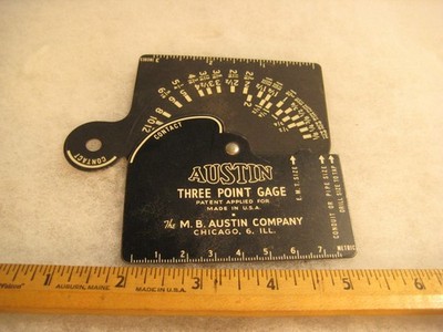 Vintage Austin Company 3 Point Gauge Chicago ILL