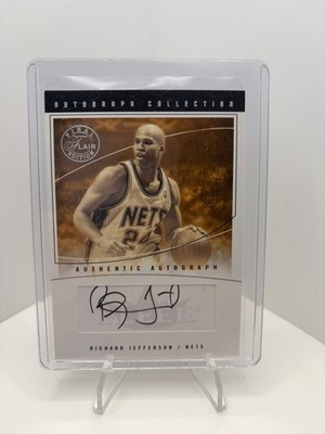 2003-04 Flair Final Edition - Autograph Collection Richard Jefferson #AC-RJ /100