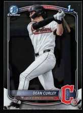 2025 Bowman Draft Chrome 1st Dean Curley RC Cleveland Guardians #BDC-129