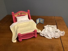 Fisher-Price Briarberry Bear Sofa Bed, Linens, Nightgown and Book, 1998