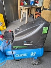 Draper 24 Litres Oil Free Compressor Workshop Garage