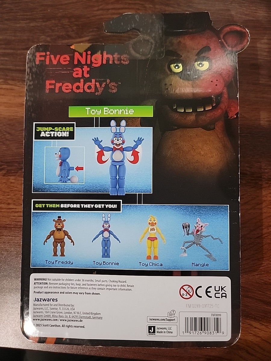 NEW 2025 Jazwares Five Nights at Freddy's TOY BONNIE 5