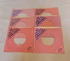 45 RPM 7" RECORD SLEEVES CO. SLEEVE 6 PACK SEE PHOTOS Collectable Rec. SLV345