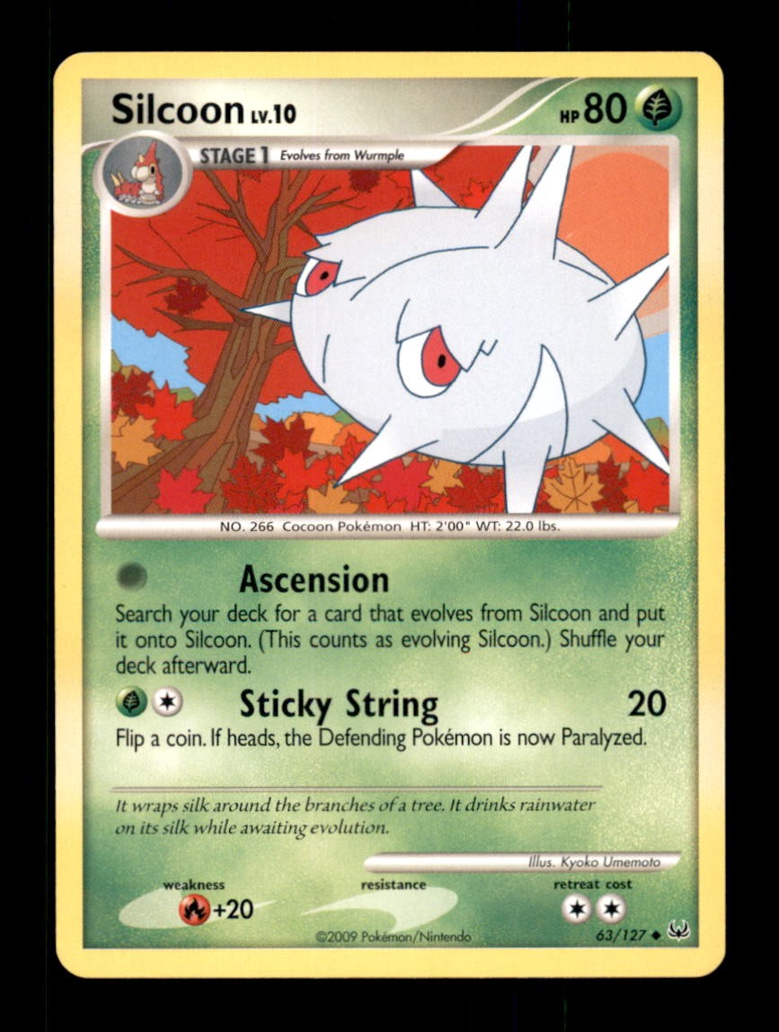 SILCOON 63/127 UC PLATINUM POKEMON LP