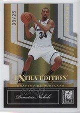 2007 Donruss Elite Extra Edition Status Gold Die-Cut 3/25 Demetris Nichols 0f6