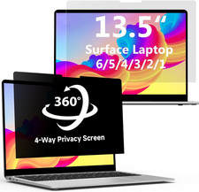 360°Privacy Screen for Microsoft Surface Laptop 13.5 Inch 5/4/3/2/1, Surface Lap