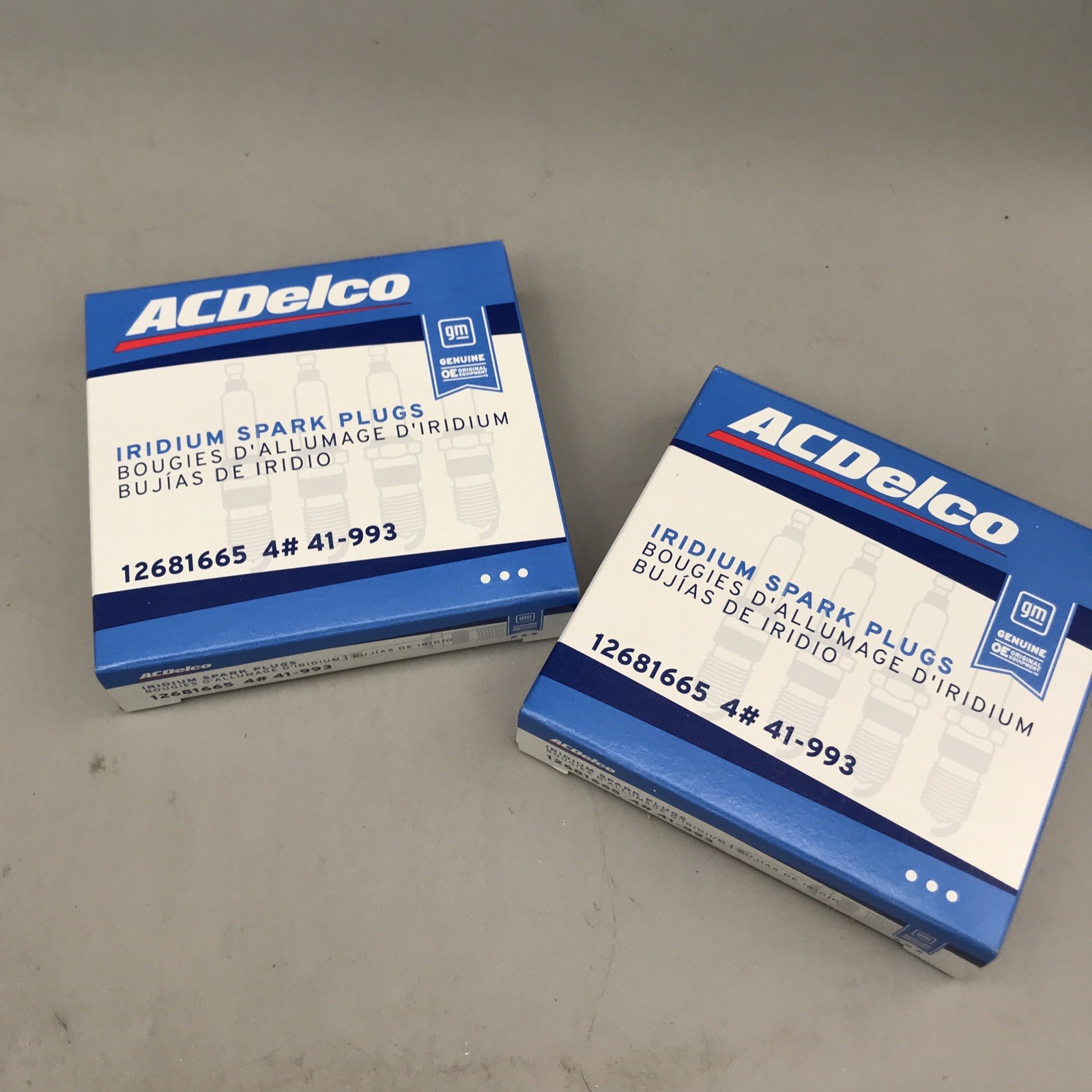 Set Of 8 Genuine GM ACDelco Iridium Spark Plugs 41-993 12681665 New