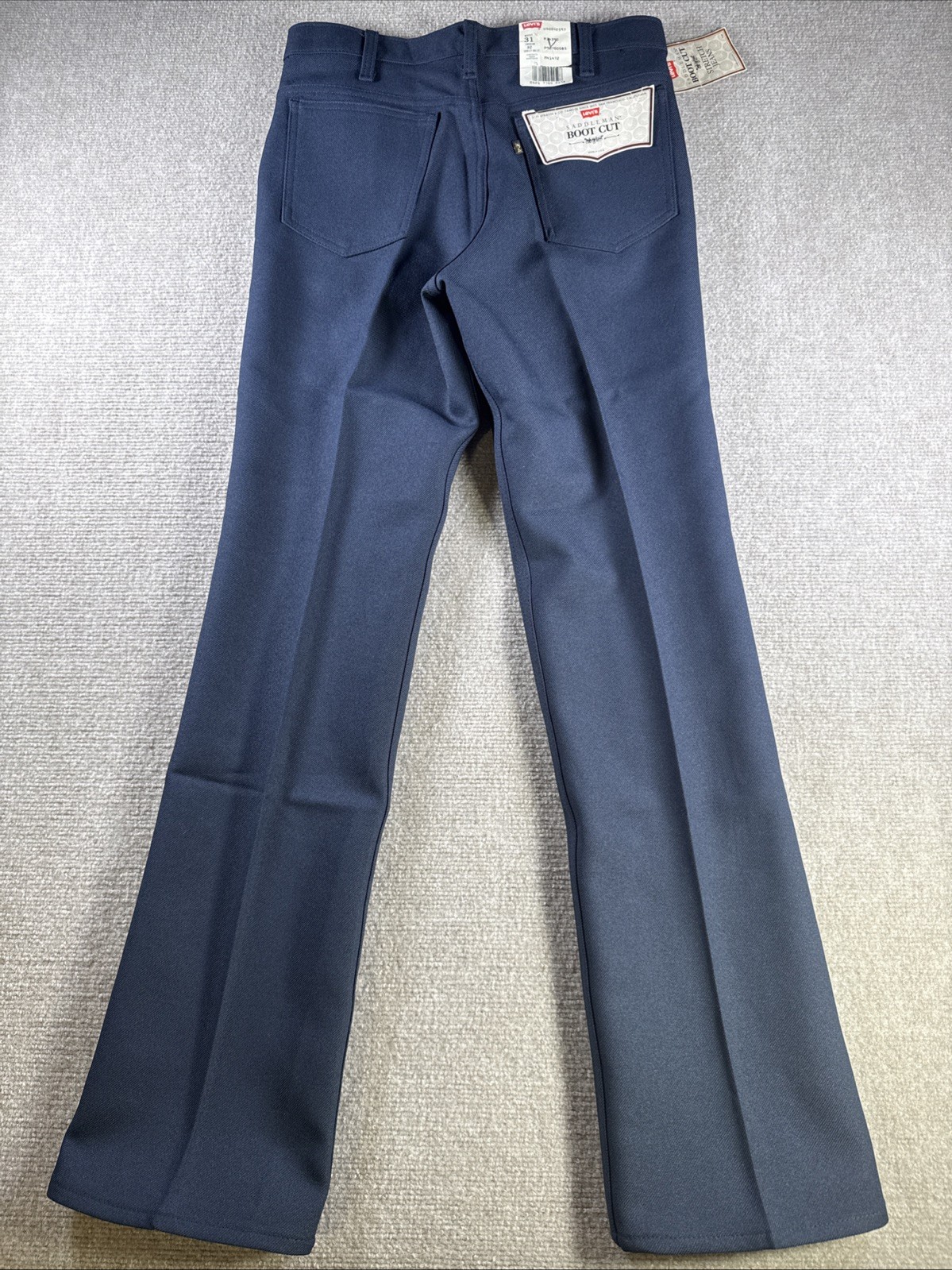 Vintage Levi's 517 Saddleman Boot Cut Polyester Jeans… - Gem