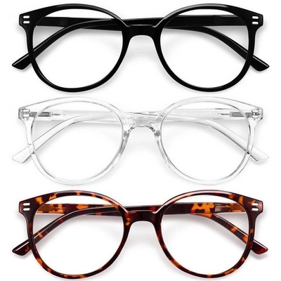3 x Pack Lesebrillen Unisex stylische Blaulichtleser von Giblogo