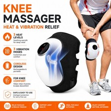 3 in 1 Knee Massager Heat Vibration Compression for Joint Muscle Pain Relief