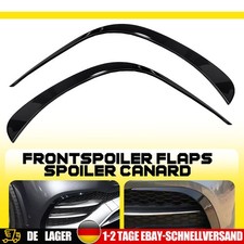 Glanz Schwarz Front Flossen Flaps Splitter für Mercedes GLE W167 C167 mit AMG Glanz Schwarz Front Flossen Flaps Splitter für Mercedes GLE W167 C167 mit AMG