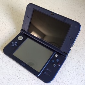 Nintendo 3DS XL Galaxy Purple Handheld System Tested Working No Stylus Charger