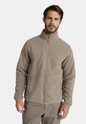 Ozark Trail Men's Taupe Falls Fleece Zip-Front Jacket, Size M NWT