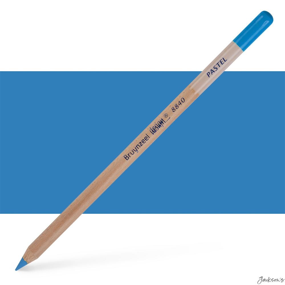 Bruynzeel Design Pastel Pencil Wood Light Ultramarine Drawing Colouring