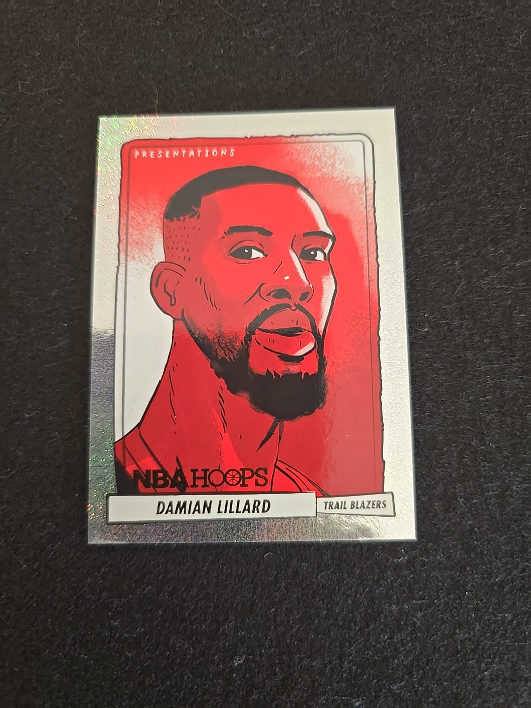 2023-24 Panini NBA Hoops - Presentations #10 Damian Lillard